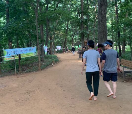 용인특례시, 올해 만골근린공원 등 14곳에 맨발길 조성